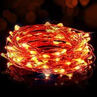 Luces Led a Pilas- Ariceleo 1 Piezas 5 Metros 50 LED Mini LÁMpara Alambre de Cobre Guirnalda Cadena Luces de Navidad con…